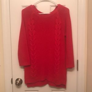 Red Knit Sweater